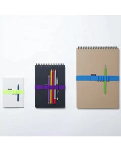 Colorful Adjustable Elastic Strap A5 Notebook Pen Loop Pencil Holder Office Planner Accessories Travel Journal Bookmark Pen Case