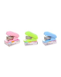 Cartoon Mini Stapler Set with Staples Home Office School Supplies Stationery Paper Clip Binding Binder Book Sewer