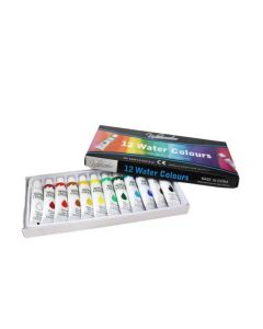 12 colors acrylic watercolor paint set aluminum tube