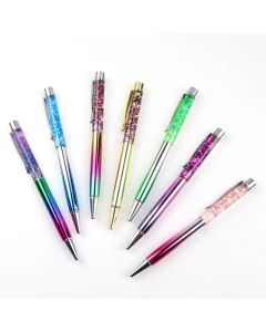 Luxury Liquid Floating Glitter Ballpoint Pen Souvenir Pen