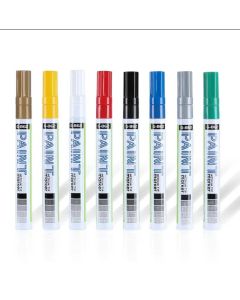 Metallic ink marker pen valve structure oil based industrial paint marker pen